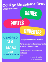 Affiche soirée portes ouvertes